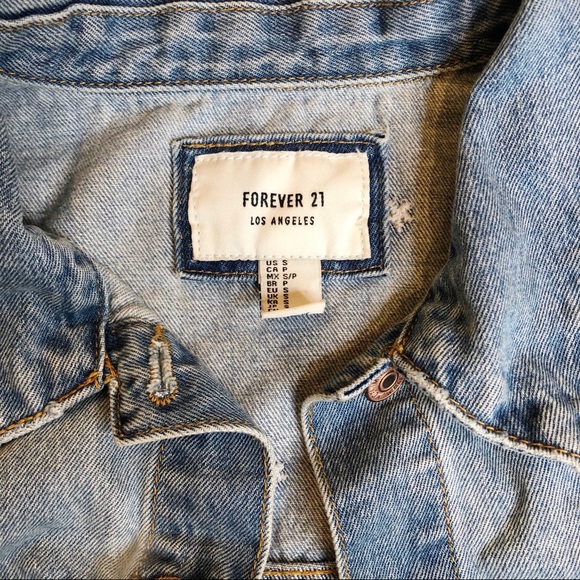 Forever 21 Cosmic World Denim Jacket - Picture 4 of 5